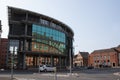 HM Land Registry Building and Grace Church on Castle Boulevard in Nottingham in the UK