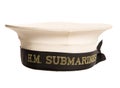 Hm submarines cap cutout Royalty Free Stock Photo