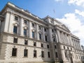 HM Treasury Inland Revenue tax office building in Whitehall London Royalty Free Stock Photo