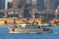 HMAS Diamantina M 86 Huon Class Minehunter Coastal vessel of the Royal Australian Navy in Sydney Harbor