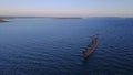 HMAS Otama Submarine at sunrise