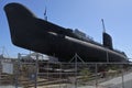 HMAS Ovens at the WA Maritime Museum on Victoria Quay Fremantle Royalty Free Stock Photo