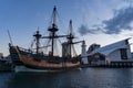 HMB Endeavour replica historic ship at Darling Harbbour Royalty Free Stock Photo