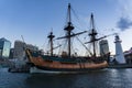 HMB Endeavour replica historic ship at Darling Harbbour