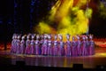 Hmong dancing show with Miao clothing in guiyang of guizhou province