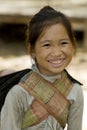 Hmong girl with brother, Laos