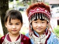 Hmong hill tribe children Royalty Free Stock Photo