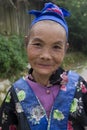 Hmong, old woman in Laos