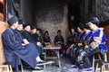 Hmong people meeting with Miao clothing in Miao Village of guizhou province