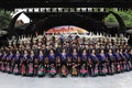 Hmong people with Miao clothing in Miao Village of guizhou province