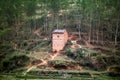 Hmong tribe`s traditional rammed earth house