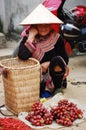 Hmong women at market in Yen Bai, Vietnam