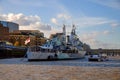 HMS Belfast in London Royalty Free Stock Photo