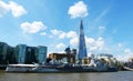 The HMS Belfast museum and the Shard of glass. London Royalty Free Stock Photo