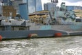 HMS Belfast River Thames Royalty Free Stock Photo