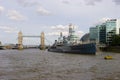 HMS Belfast and Tower Bridge