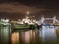 HMS Belfast and Tower Bridge