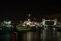 HMS Belfast, Tower Bridge and Tower of London, UK