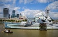 The HMS Belfast warship