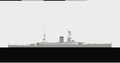 HMS Courageous. Royal navy battlecruiser.