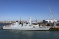 HMS Diamond - Type 45 Destroyer - Royal Navy - Great Britain Royalty Free Stock Photo