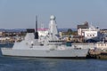 HMS Diamond - Type 45 Destroyer - Royal Navy - Great Britain Royalty Free Stock Photo