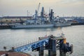 HMS Royal Navy Warship Royalty Free Stock Photo