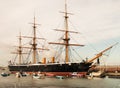 HMS Warrior in Portsmouth Dockyard