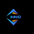 HNO abstract technology logo design on Black background. HNO creative initials letter logo concept Royalty Free Stock Photo