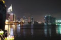 Ho Chi Minh City bynight Royalty Free Stock Photo