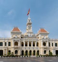 Ho Chi Minh City Hall, or Ho Chi Minh City People`s Committee Head Office. Vietnam Royalty Free Stock Photo