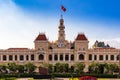 Ho Chi Minh City hall or Saigon City Hall, City People`s Committee Head office, Vietnam Royalty Free Stock Photo