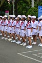 Young members of a Marching Band in Ho Chi Mnh City, Vietnam 