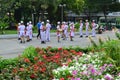 Young members of Marching Band in Ho Chi Mnh City, Vietnam 