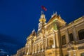 Ho Chi Minh city The People`s Committee building Royalty Free Stock Photo