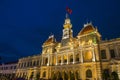 Ho Chi Minh city The People`s Committee building Royalty Free Stock Photo