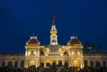 Ho Chi Minh city The People`s Committee building Royalty Free Stock Photo