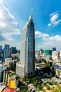 HO CHI MINH CITY (SAIGON) - JULY 03, 2014 - A sky scrapper in downtown.