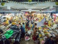 Ho Chi Minh City, Saigon, South Vietnam [Vietnamese market, people selling goods]