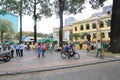 Ho Chi Minh City street view in Vietnam Royalty Free Stock Photo