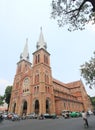 Ho Chi Minh City street view in Vietnam Royalty Free Stock Photo