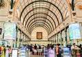 Ho Chi Minh City, Vietnam - April 29, 2018 : Saigon Central Post Office in Ho Chi Mihn City, Vietnam on March 19, 2013. It was