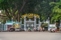 Main gate of Saigon Zoo local name is Thao Cam Vien or So Thu in Ho Chi Minh city Saigon, Vietnam Royalty Free Stock Photo