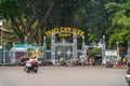 Main gate of Saigon Zoo local name is Thao Cam Vien or So Thu in Ho Chi Minh city Saigon, Vietnam Royalty Free Stock Photo