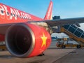 VietJet Air in Ho Chi Minh City Royalty Free Stock Photo