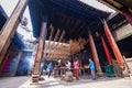 Inside Thien Hau Temple, Chinese-style temple at Saigon Royalty Free Stock Photo