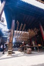 Inside Thien Hau Temple, Chinese-style temple at Saigon Royalty Free Stock Photo