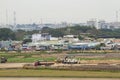 Upgraded Runway At Tan Son Nhat International Airport, Vietnam. Royalty Free Stock Photo