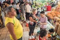 Ho Chi Minh City, Vietnam: Russian travelers shop at Ben Thanh market