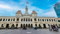 Ho Chi Minh City Hall, officially called the Ho Chi Minh City People\'s Committee Head Royalty Free Stock Photo